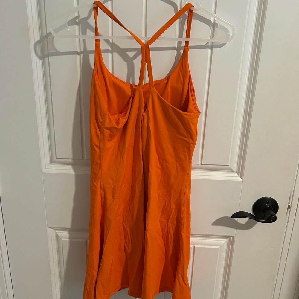 Halara Softlyzero Plush Backless Orange Swim Cove… - image 3